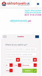 Mobile Screenshot of akbartravels.us