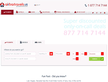 Tablet Screenshot of akbartravels.us