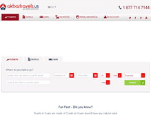 Tablet Screenshot of akbartravels.com